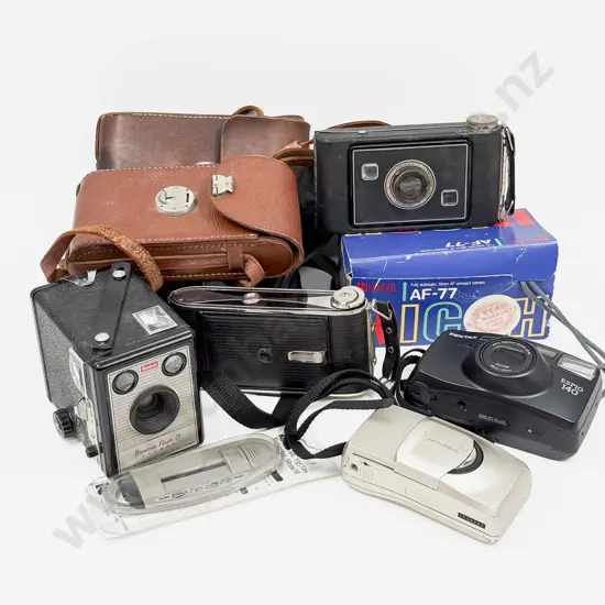 Qty of Assorted Vintage Cameras & Others