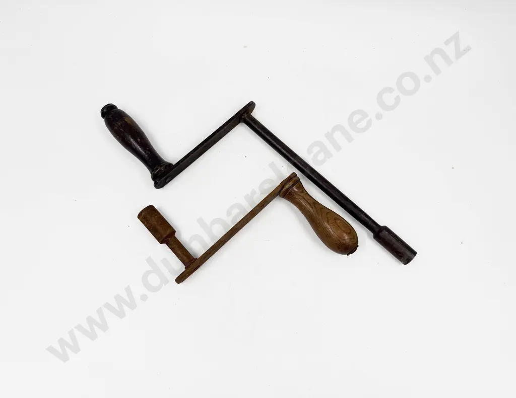 Two Vintage Table Cranks Image 1++