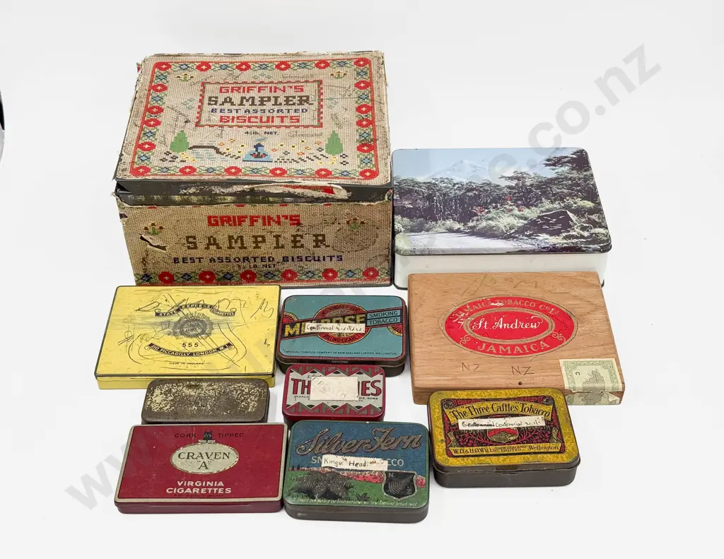 Qty of Assorted Vintage Tins Image 1++
