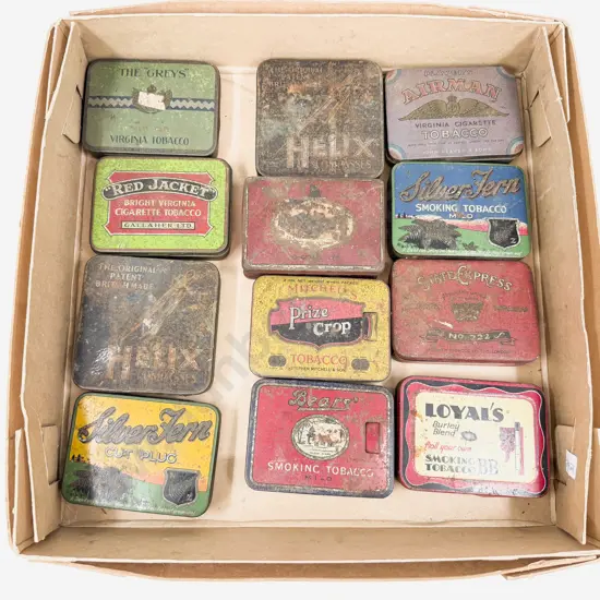 Qty of Assorted Vintage Tins
