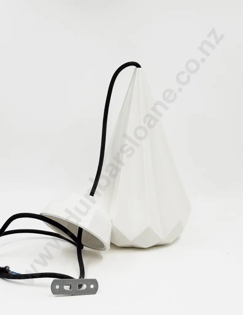 Modern Opaque White Glass Pendant Light Image 1++