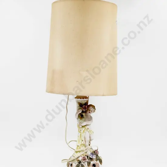 Figural China Table Lamp Base