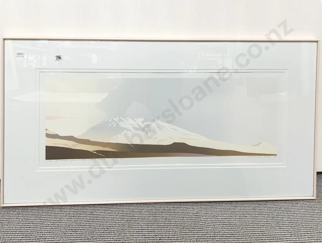 Malcolm Warr - "Mt Ruapehu" - Ltd Ed Print 5/120 Image 1++