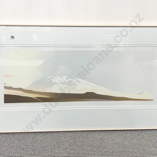 Malcolm Warr - "Mt Ruapehu" - Ltd Ed Print 5/120