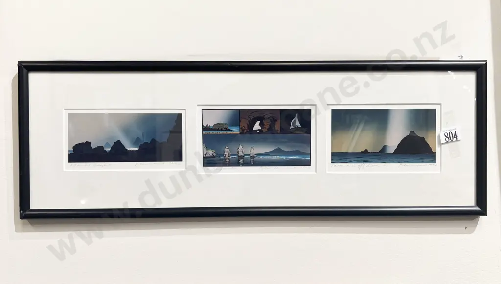 Peter Lambert - Singular Framed Set of Three Signed Prints Image 1++
