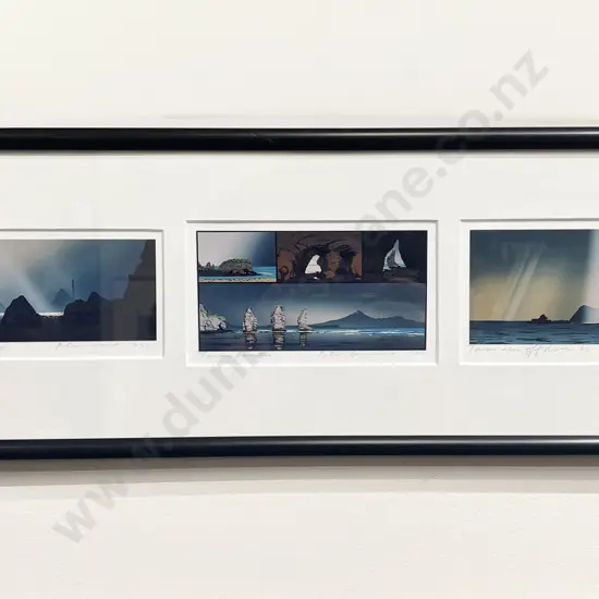 Peter Lambert - Singular Framed Set of Three Signed Prints