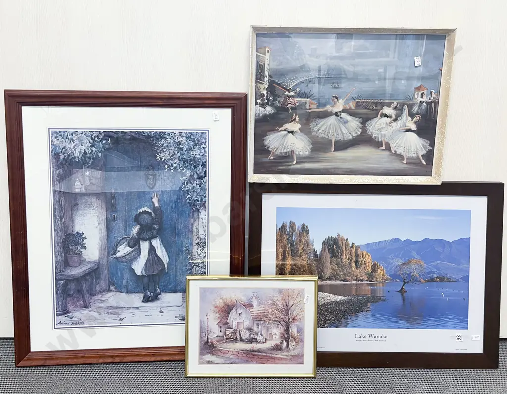 Four Assorted Framed Prints Image 1++