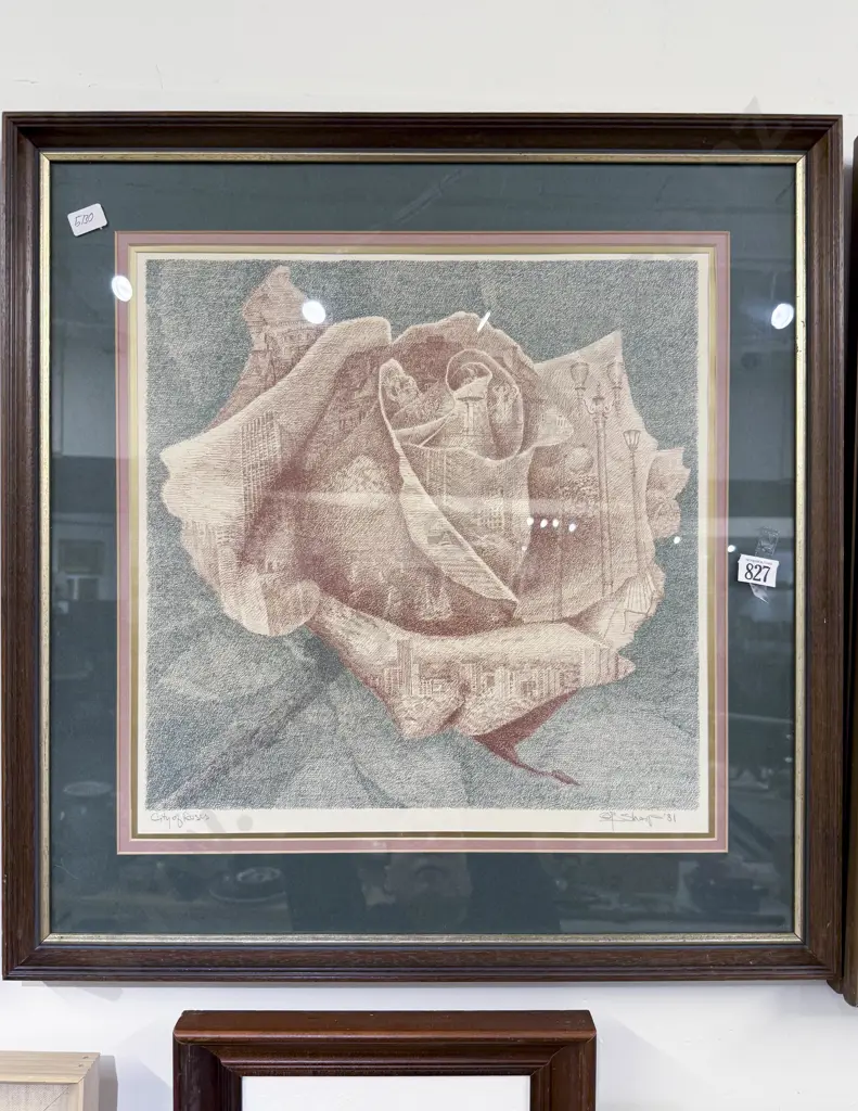 B. Sharp - "City of Roses" - Signed Print Image 1++