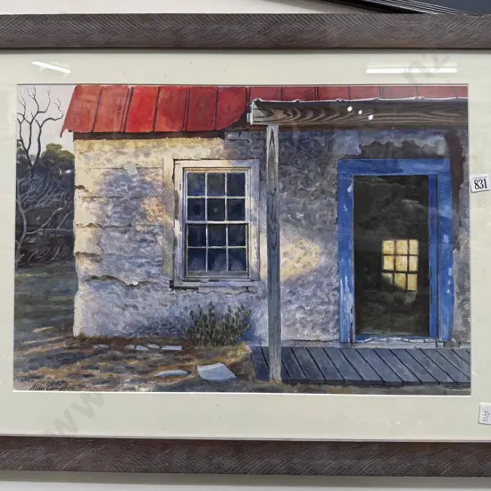 Ellen Campbell - Cottage Porch - Watercolour
