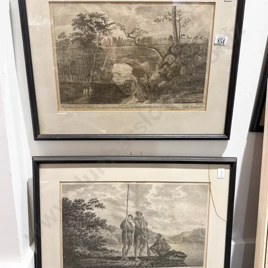 Two Framed NZ Historical Prints