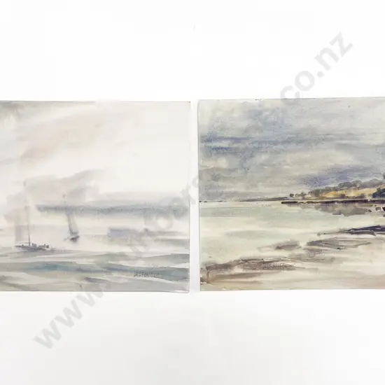Les Finch (1940 - 2020) - Two Watercolours (Unframed)