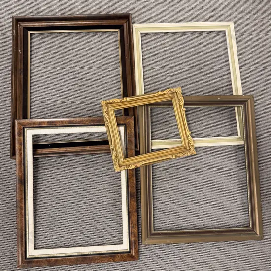 Box of Assorted Empty Frames
