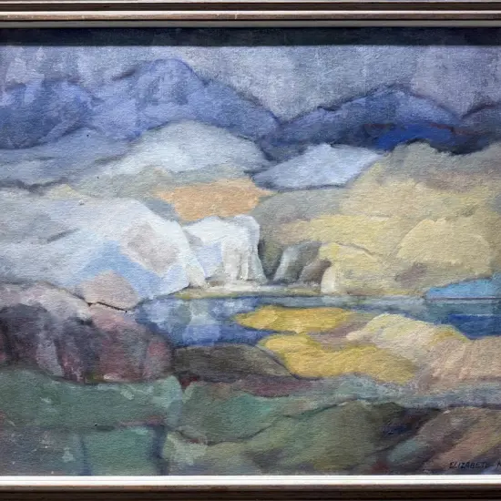Elizabeth Kay - "Landscape" - Oil on Board