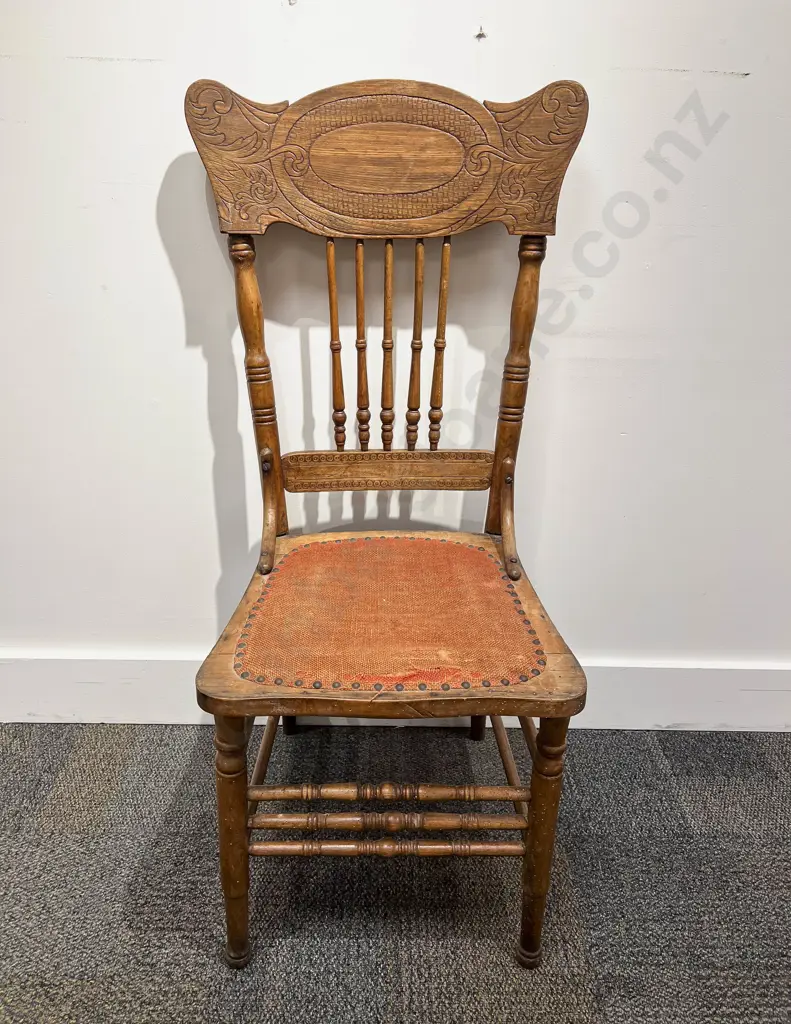American Oak Single Chair Image 1++
