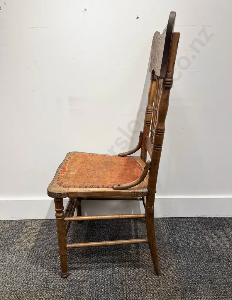 American Oak Single Chair Image 1++