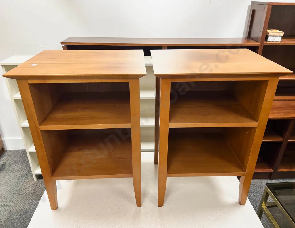 Pair of Modern Bedside Tables Image 1++