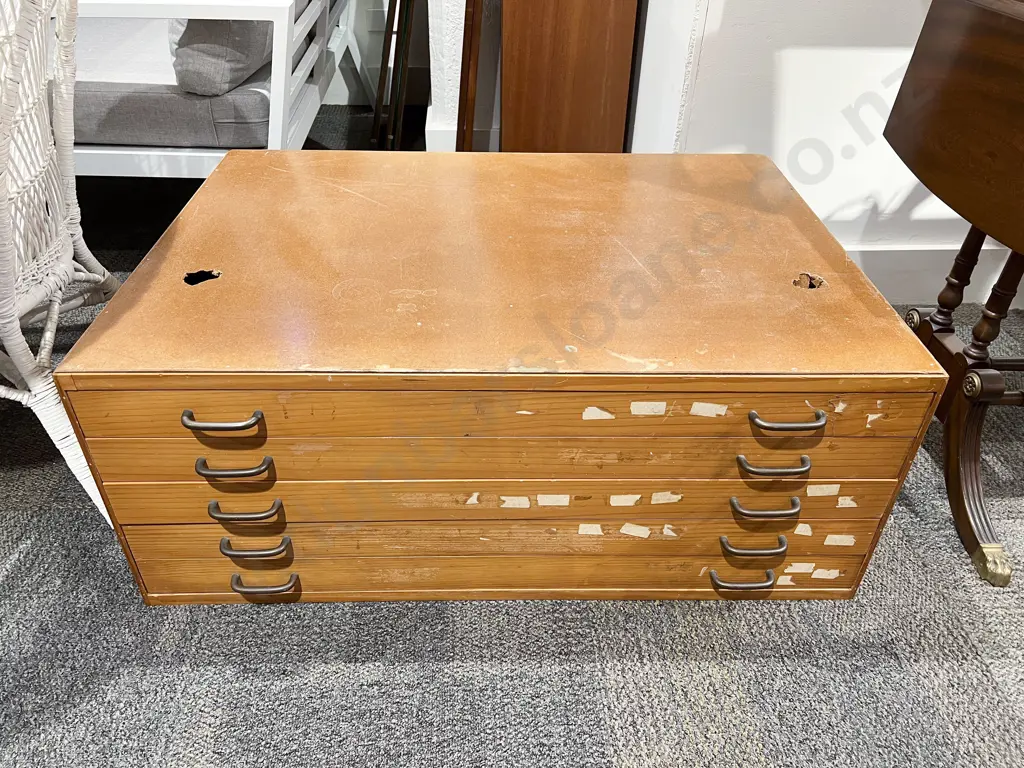Five Drawer Architectural Plan Drawers Image 1++