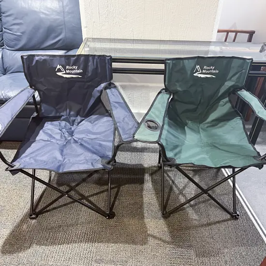 Pair of Folding Camp Chairs