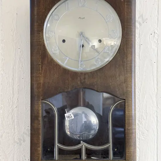 German Art Deco Wall Clock