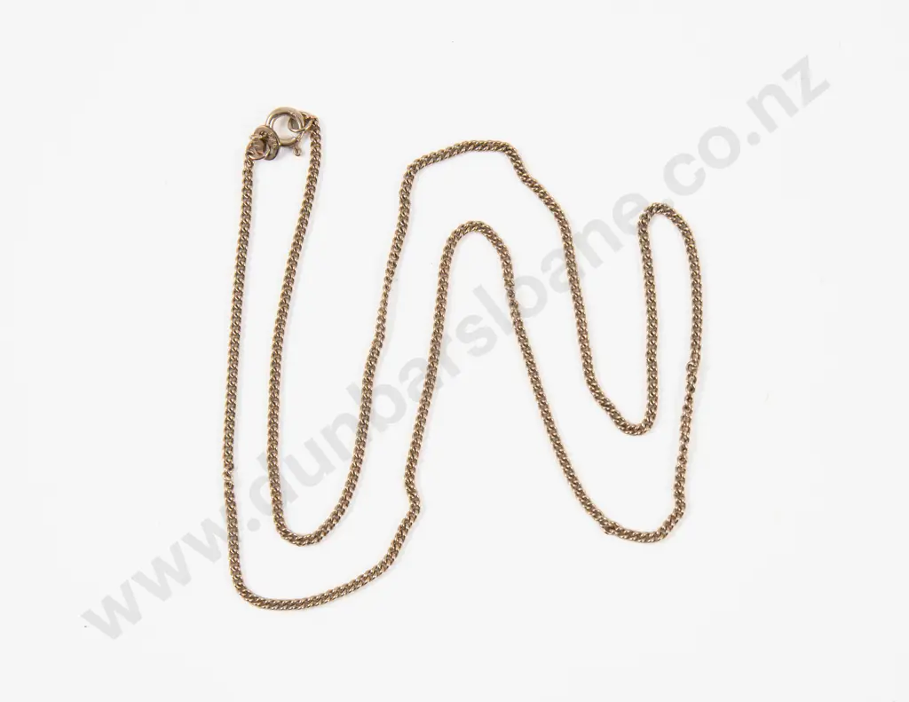 9ct Modern Fancy Link Neck Chain Image 1++