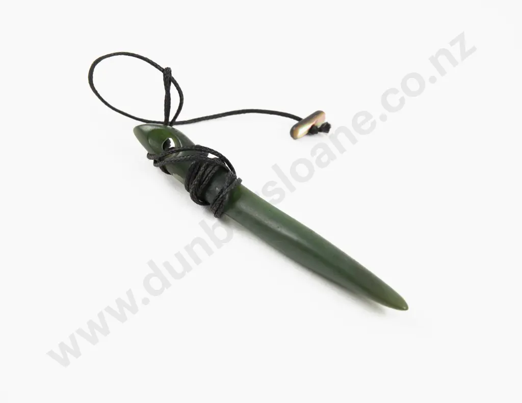 NZ Greenstone Pendant Image 1++