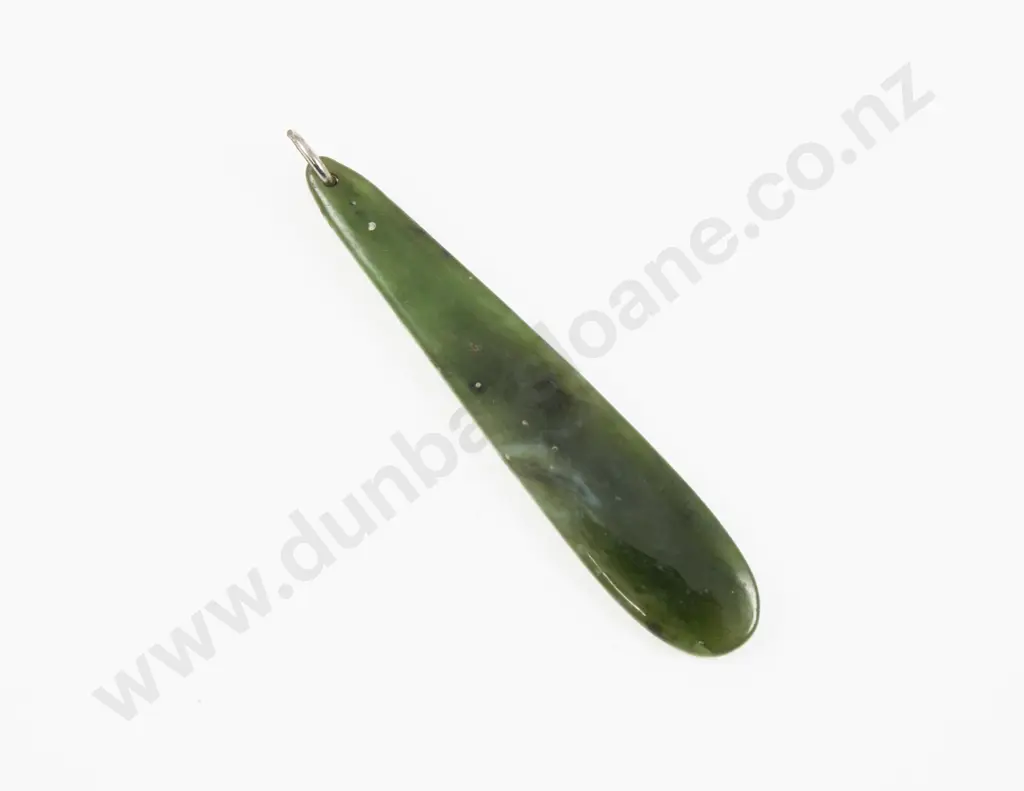 NZ Greenstone Pendant Image 1++