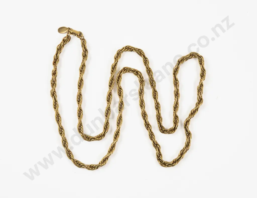 Oroton Gold Plated Fancy Link Neck Chain Image 1++