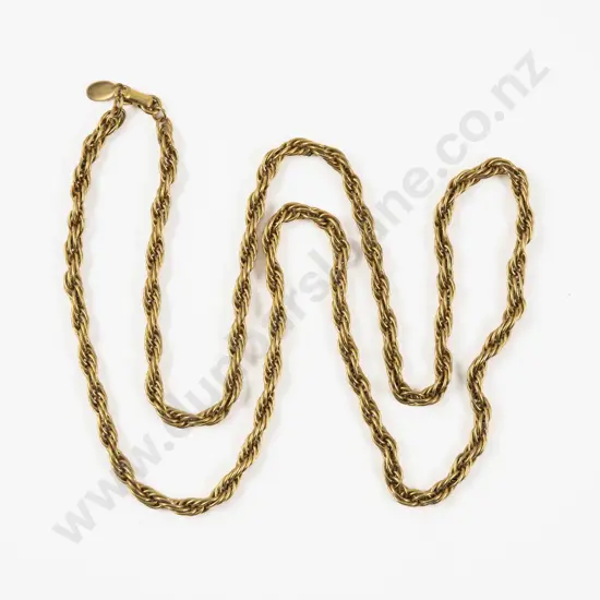 Oroton Gold Plated Fancy Link Neck Chain