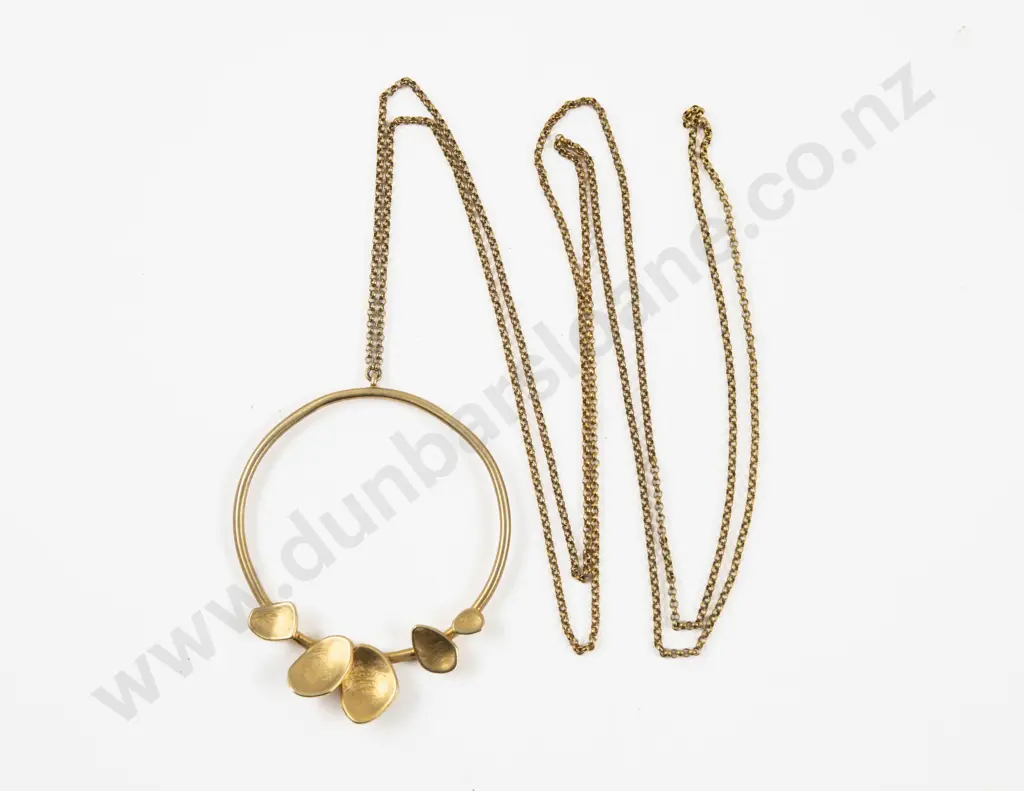 Joidart (Barcelona) Gold Plated Rigid Collar Necklace Image 1++