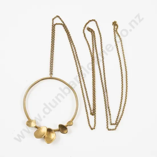 Joidart (Barcelona) Gold Plated Rigid Collar Necklace