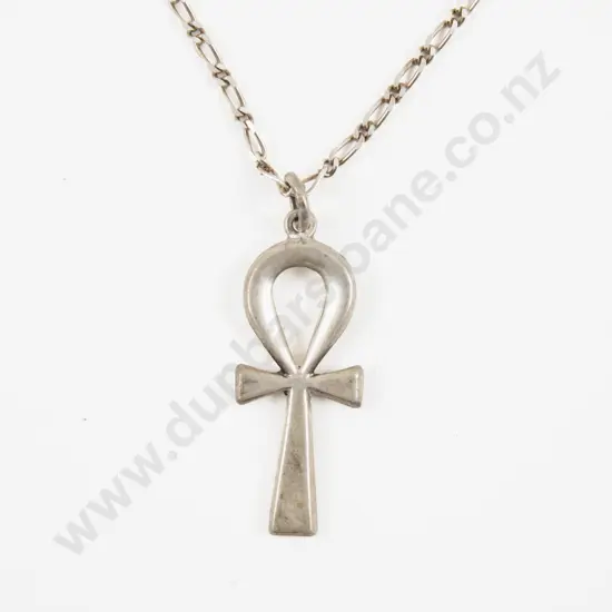 Egyptian Silver Ankh Pendant