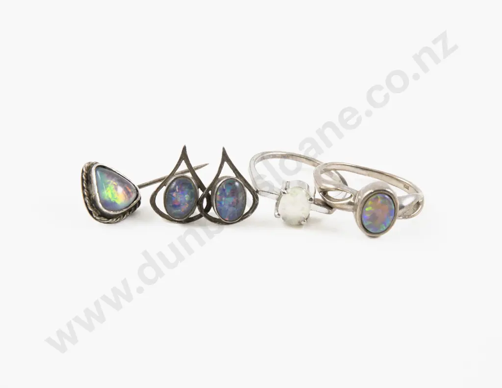 Collection of S/S and Opal Jewellery Image 1++