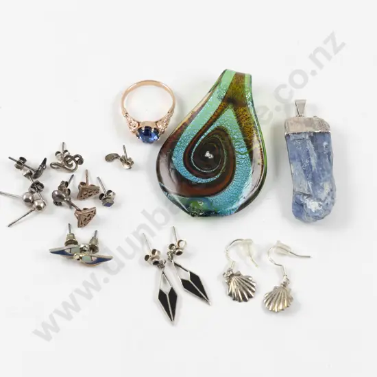 Eight Pairs of Assorted Stud Earrings
