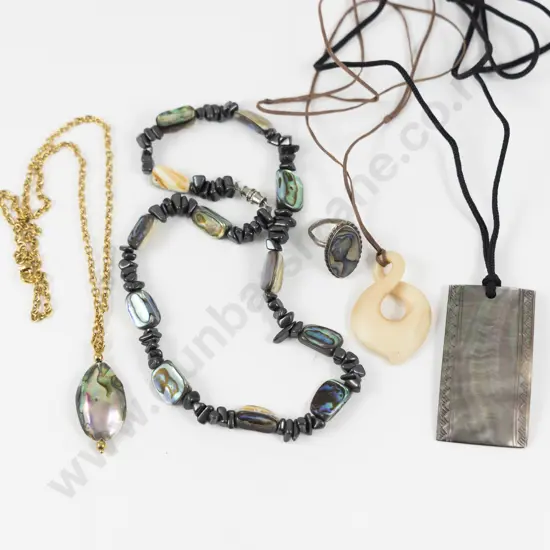 Collection of Assorted NZ Paua Jewellery
