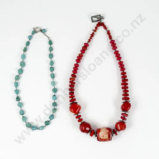 Two Single Strand Bead Necklaces