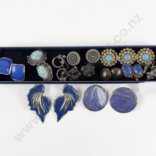 Collection of Assorted Vintage Costume Jewellery Earrings