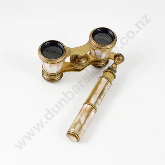 Vintage MOP Handled Opera Glasses