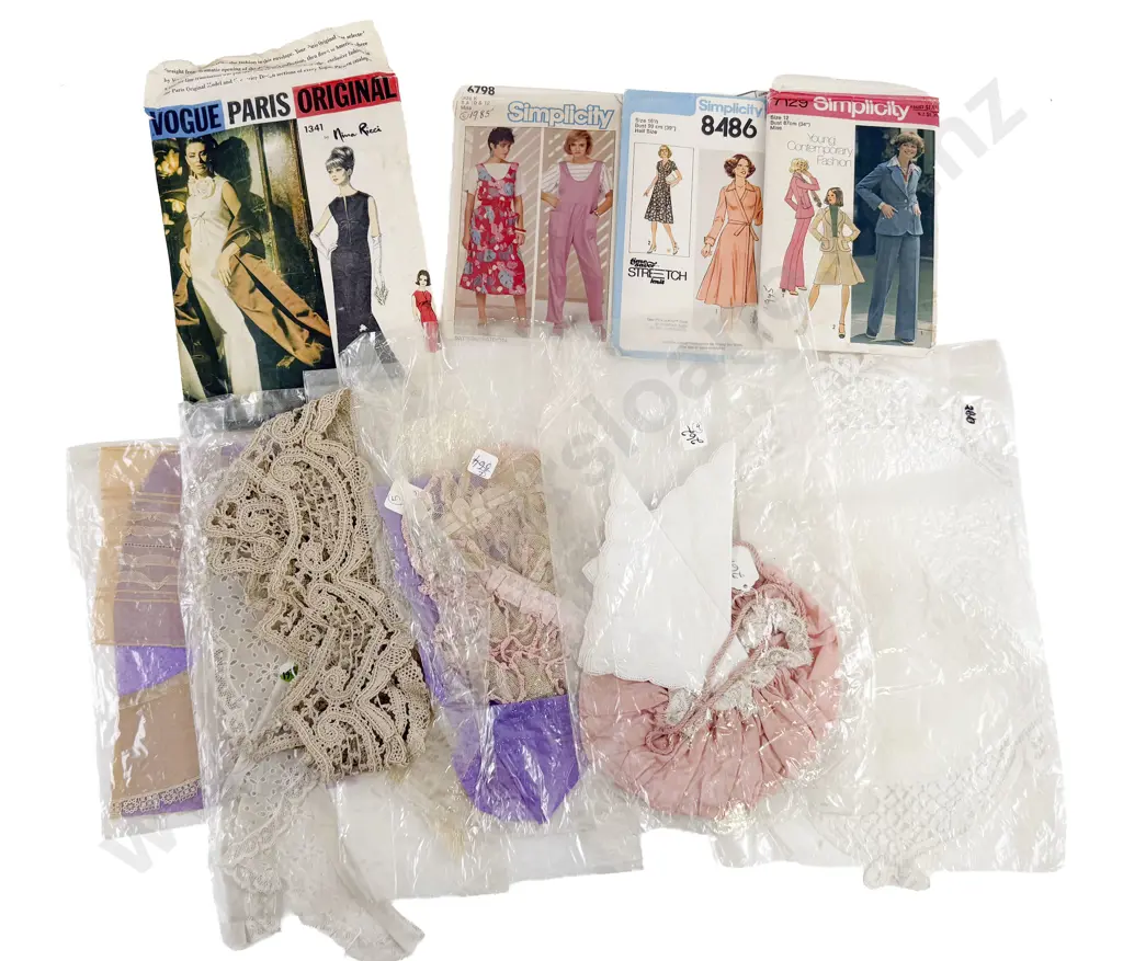 Antique Lace and Lace Collars with Some Dress Patterns Image 1++