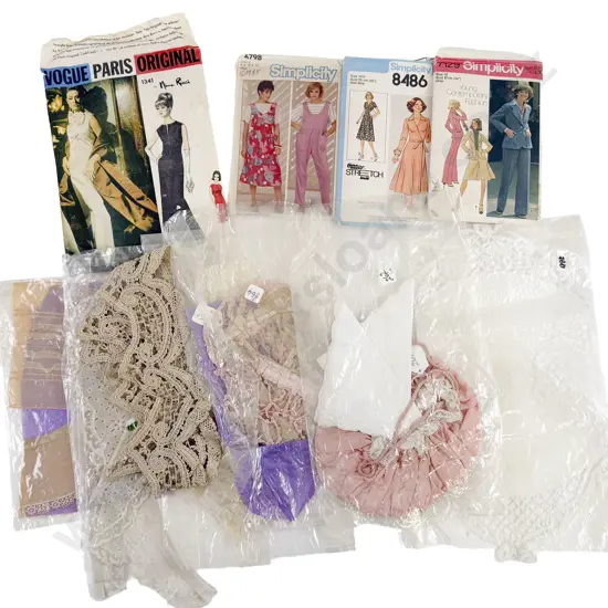 Antique Lace and Lace Collars with Some Dress Patterns