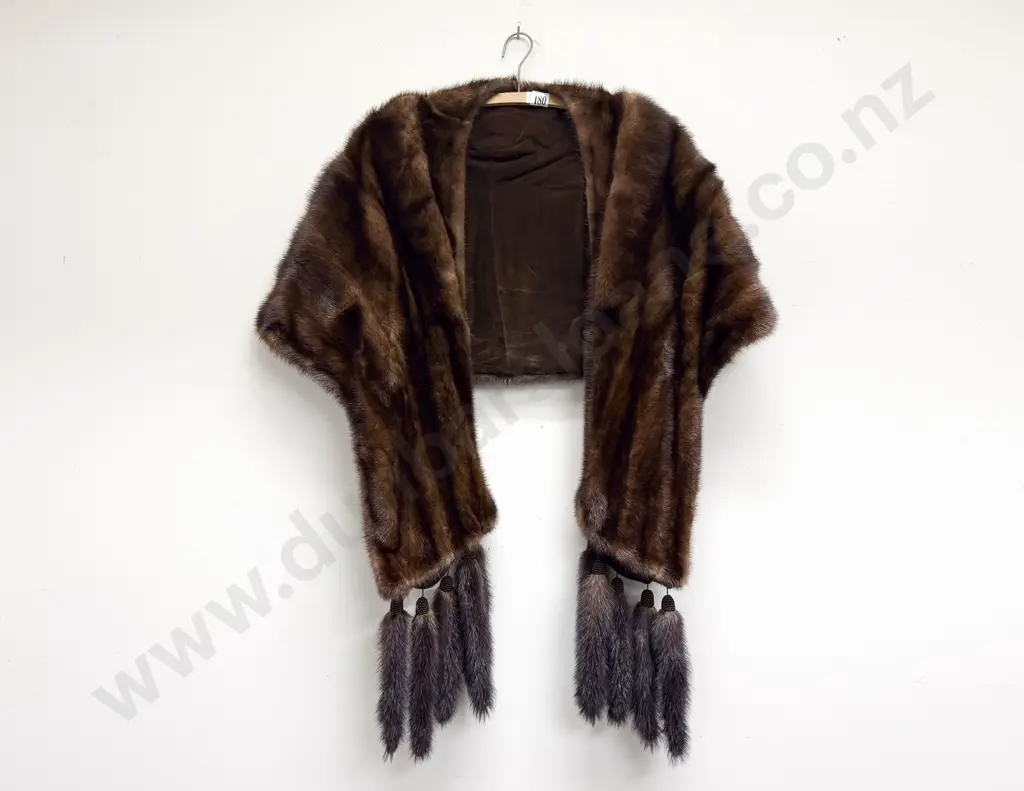 Vintage Mink Fur Stole Image 1++