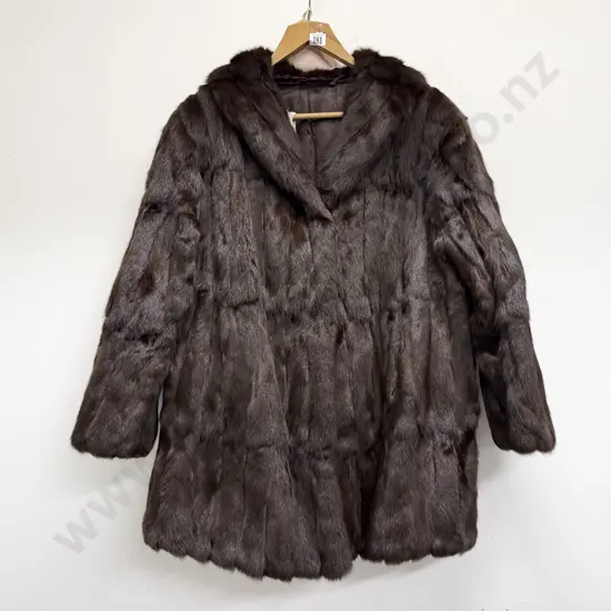 Vintage (Squirrel) Three Quarter Length Fur Coat