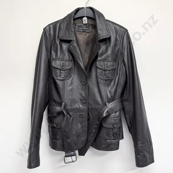 Wallace Sacks 'Leather Collection' Brown Leather Jacket
