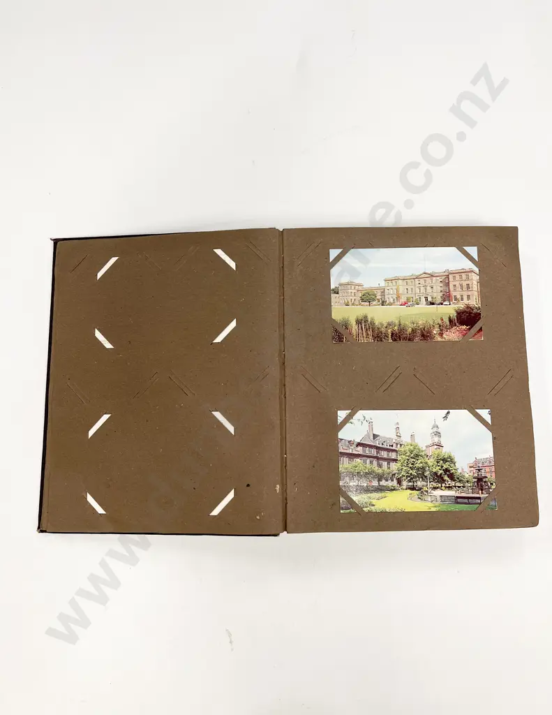 Vintage Postcard Album mainly mid C20th scenic cards Image 1++