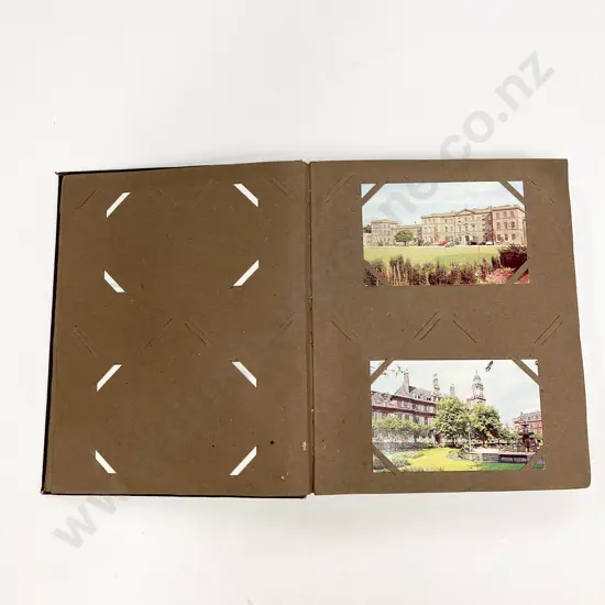 Vintage Postcard Album mainly mid C20th scenic cards