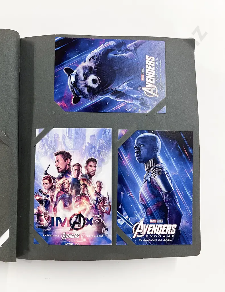 Vintage Postcard Album mainly modern Avengers and Super Hero Cards Image 1++