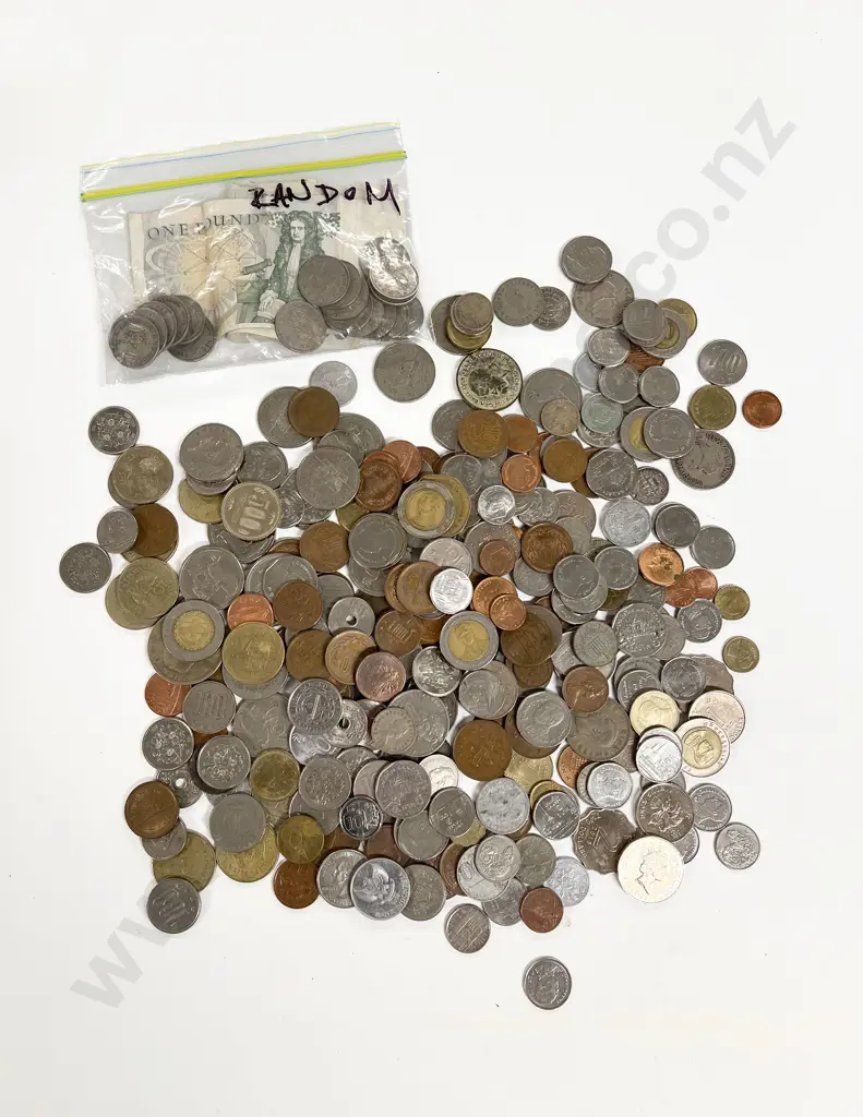 Qty Mainly Modern World Pocket Change Coinage Image 1++