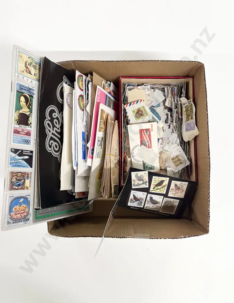 Small Qty Mainly NZ FDC's and Loose Stamps Image 1++