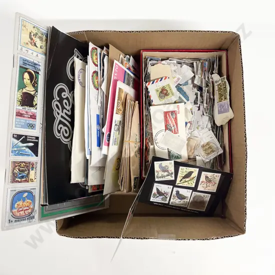 Small Qty Mainly NZ FDC's and Loose Stamps