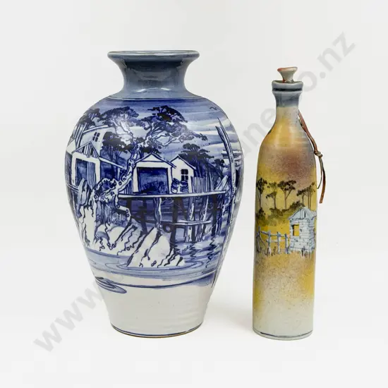 Two Pieces of Pottery by Roger Bagshaw