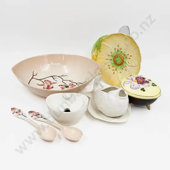 Qty of Assorted China incl Carltonware with Shorter & Sons Fish Form Gravy Boat
